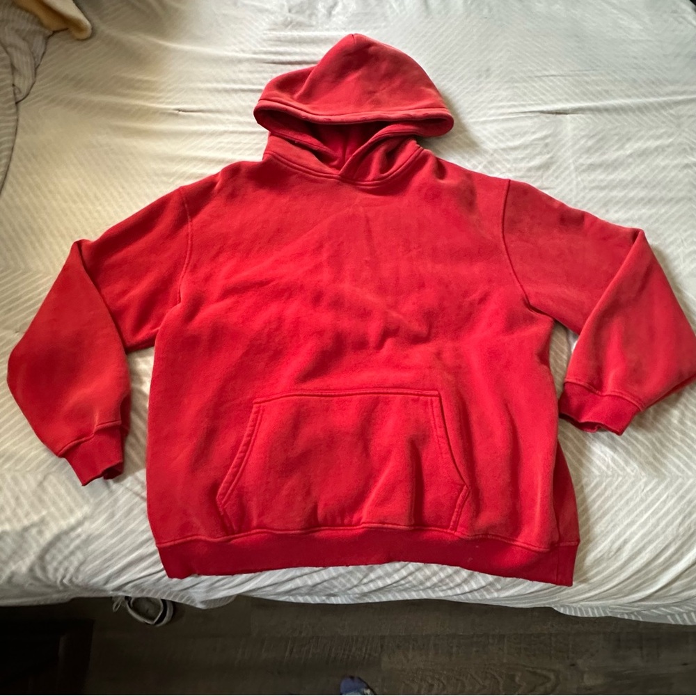 Red Oversized Hoodie